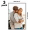 Americanflat Front Loading Picture Frame Set - Set of 3 - Multi Picture Frames - Perfect for Photos and Wall Decor - Shatter Resistant Glass - Hanging Hardware with Snap-Out Easel